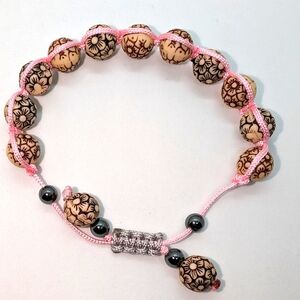 Handmade Shambhala adjustable bracelet